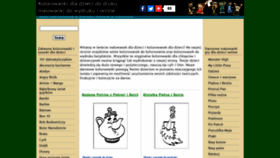 What Kolorowanki-dla-dzieci.org website looked like in 2020 (5 years ago)