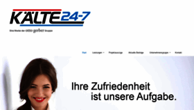 What Kaelte24-7.de website looked like in 2020 (3 years ago)