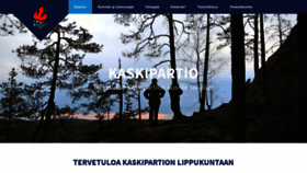 What Kaskipartio.fi website looked like in 2020 (4 years ago)