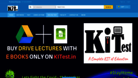 What Kitest.in website looked like in 2020 (3 years ago)