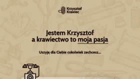 What Krzysztofkrawiec.pl website looked like in 2020 (3 years ago)