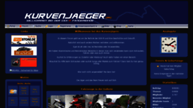 What Kurvenjaeger.org website looked like in 2020 (3 years ago)