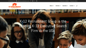 What K12recruitmentgroup.com website looked like in 2020 (3 years ago)