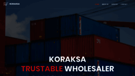 What Koraksa.com website looked like in 2020 (3 years ago)