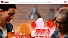 What Kelebekmutfak.com website looked like in 2020 (3 years ago)