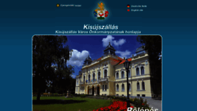 What Kisujszallas.hu website looked like in 2020 (5 years ago)