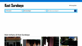 What Kostsurabaya.net website looked like in 2020 (3 years ago)