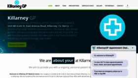 What Killarneygp.ie website looked like in 2020 (3 years ago)