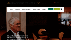 What Krannertcenter.com website looked like in 2020 (3 years ago)