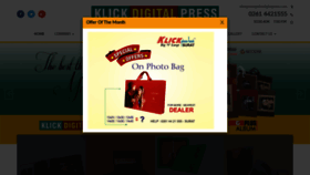 What Klickdigitalpress.com website looked like in 2020 (3 years ago)