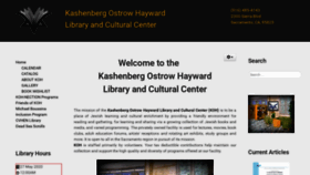What Kohlcc.org website looked like in 2020 (3 years ago)