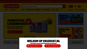 What Kruidvat.nl website looked like in 2020 (3 years ago)