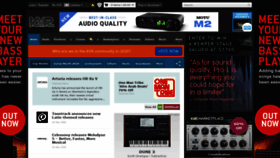 What Kvraudio.com website looked like in 2020 (3 years ago)