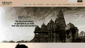 What Klimom.com website looked like in 2020 (3 years ago)