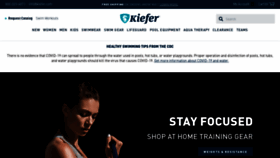 What Kiefer.com website looked like in 2020 (3 years ago)