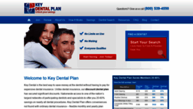What Keydentalplans.com website looked like in 2020 (3 years ago)