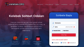 What Kelebek.org website looked like in 2020 (3 years ago)