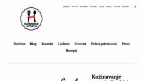What Kuzinavanje.com website looked like in 2020 (5 years ago)