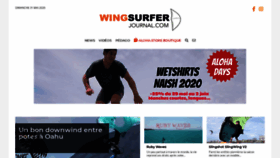 What Kiteboardjournal.com website looked like in 2020 (3 years ago)
