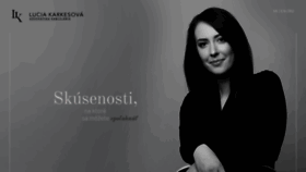 What Karkesova.sk website looked like in 2020 (3 years ago)