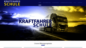 What Kraftfahrer-schule.de website looked like in 2020 (3 years ago)
