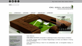 What Koerkel-beierlein-architekten.com website looked like in 2020 (3 years ago)