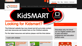 What Kidsmart.org.uk website looked like in 2020 (3 years ago)