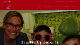 What Kidsdental.ca website looked like in 2020 (3 years ago)