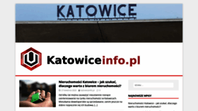 What Katowiceinfo.pl website looked like in 2020 (3 years ago)