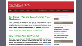 What Knowledge-peak.com website looked like in 2020 (3 years ago)