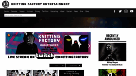 What Knittingfactory.com website looked like in 2020 (3 years ago)