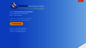 What Kothari.campuscare.info website looked like in 2020 (3 years ago)