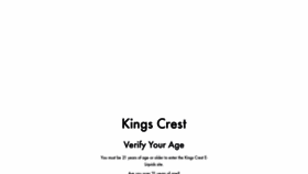 What Kingscrest.com website looked like in 2020 (3 years ago)