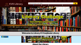 What Kvklibrary.in website looked like in 2020 (3 years ago)