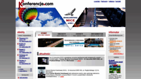 What Konferencje.com website looked like in 2020 (3 years ago)