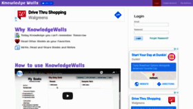 What Knowledgewalls.com website looked like in 2020 (3 years ago)
