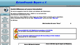 What Katzenfreunde.bayern website looked like in 2020 (3 years ago)