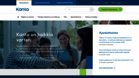 What Kanta.fi website looked like in 2020 (3 years ago)