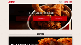 What Kfc.com.sg website looked like in 2020 (3 years ago)