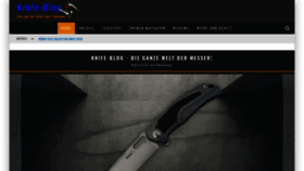 What Knife-blog.com website looked like in 2020 (3 years ago)