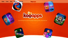 What Kooapps.com website looked like in 2020 (3 years ago)