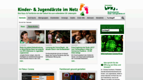 What Kinderaerzte-im-netz.de website looked like in 2020 (3 years ago)