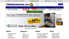 What Kitchensource.com website looked like in 2020 (3 years ago)