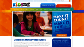 What Kidssundayschool.com website looked like in 2020 (3 years ago)