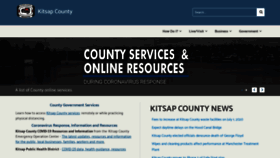 What Kitsapgov.com website looked like in 2020 (3 years ago)