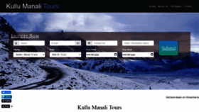 What Kullumanalitours.in website looked like in 2020 (3 years ago)