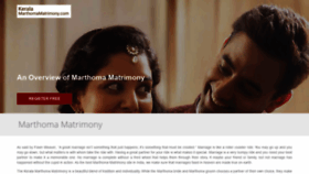 What Keralamarthomamatrimony.com website looked like in 2020 (3 years ago)