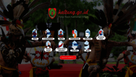 What Kalteng.go.id website looked like in 2020 (3 years ago)