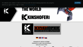 What Kinshofer.com website looked like in 2020 (5 years ago)