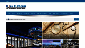 What Koraplatform.com website looked like in 2020 (3 years ago)
